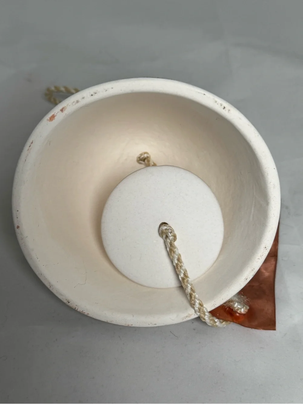Hand-Painted Vintage Fort Huachuca 40th Signal BN Southwestern Ceramic Wind Bell
